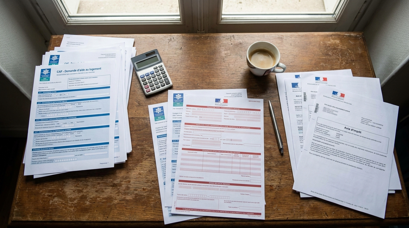 Documents administratifs relatifs aux aides au logement et prestations sociales en France